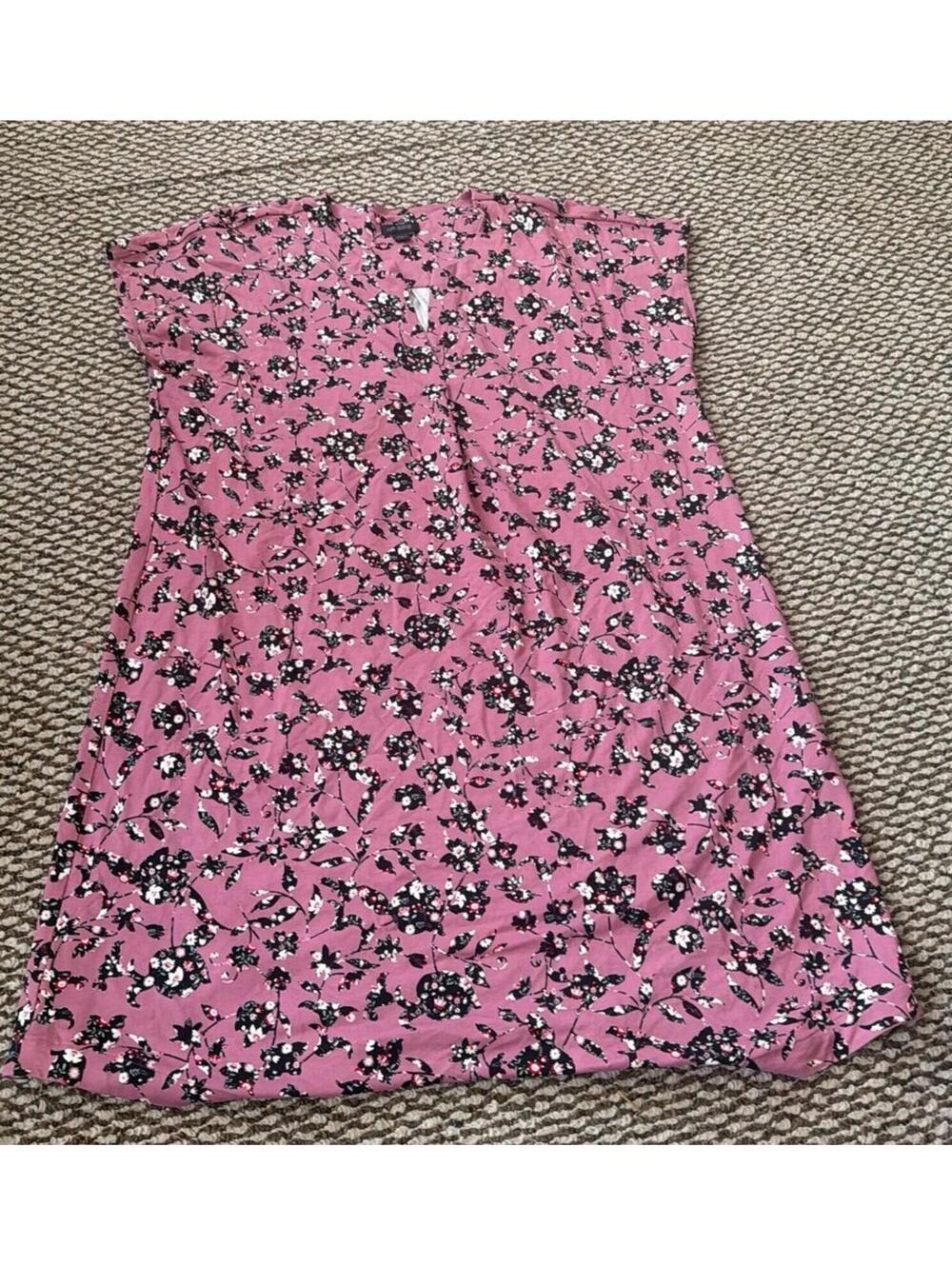 J.Jill Floral Stretchy Dress Womens L